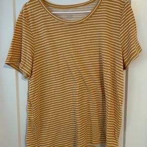 Yellow Striped Tee